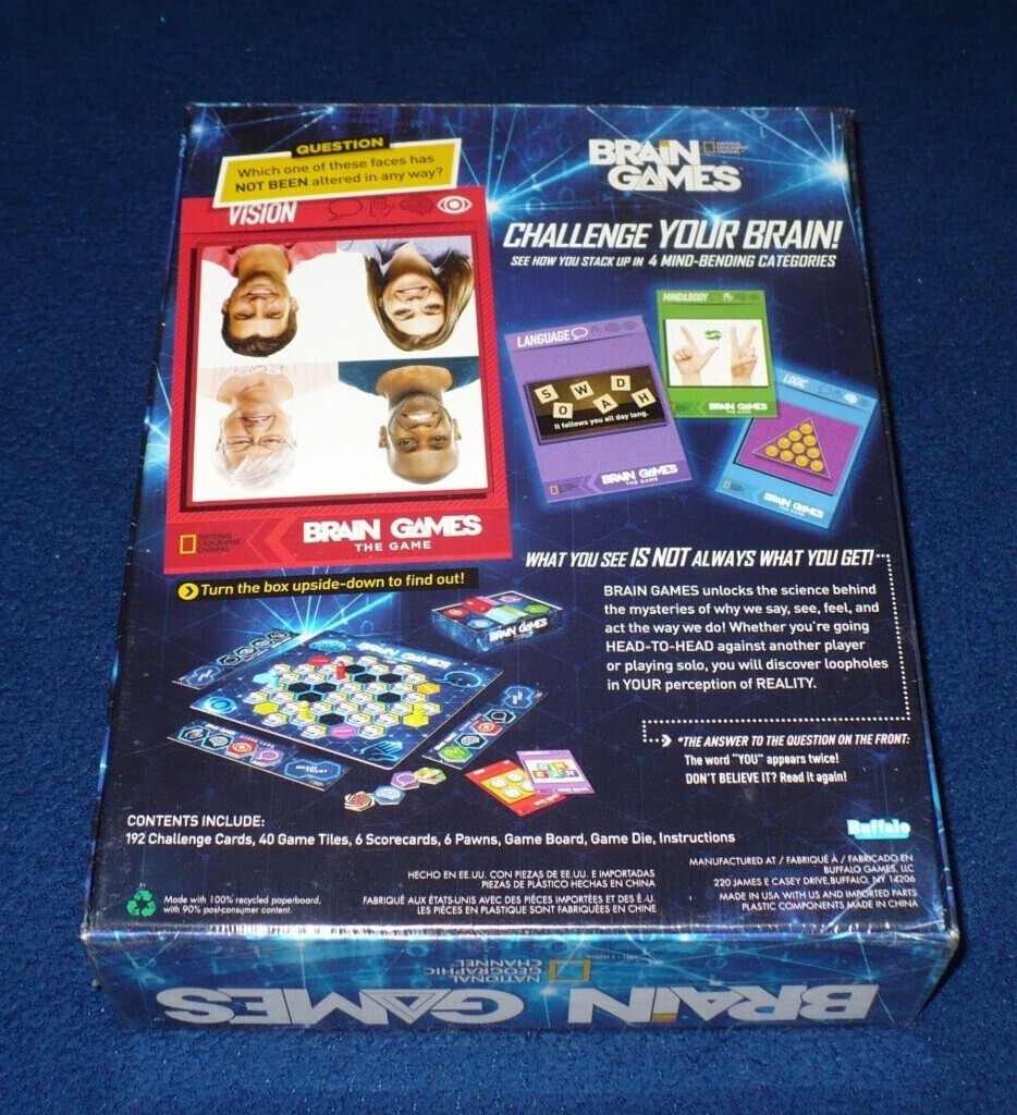 National Geographic Brain Games (2015) | Cognitive Science & Illusions, Sealed