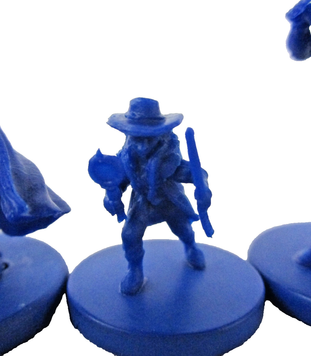 d&d DUNGEON OF THE MAD MAGE Board Game 5x HERO Minis NEW!!