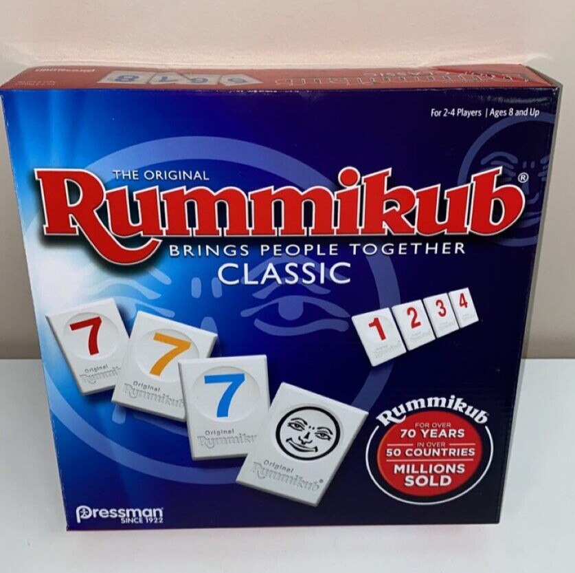 The Original Rummy Tile Game Rummikub Board Game 2 – 4 Players NEW Sealed