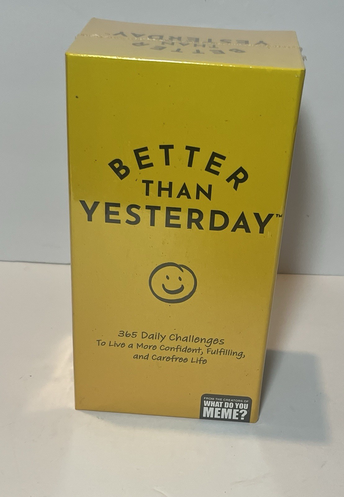 Better Than Yesterday Card Game 365 Daily Challenges SEALED By: WHAT IT MEANS