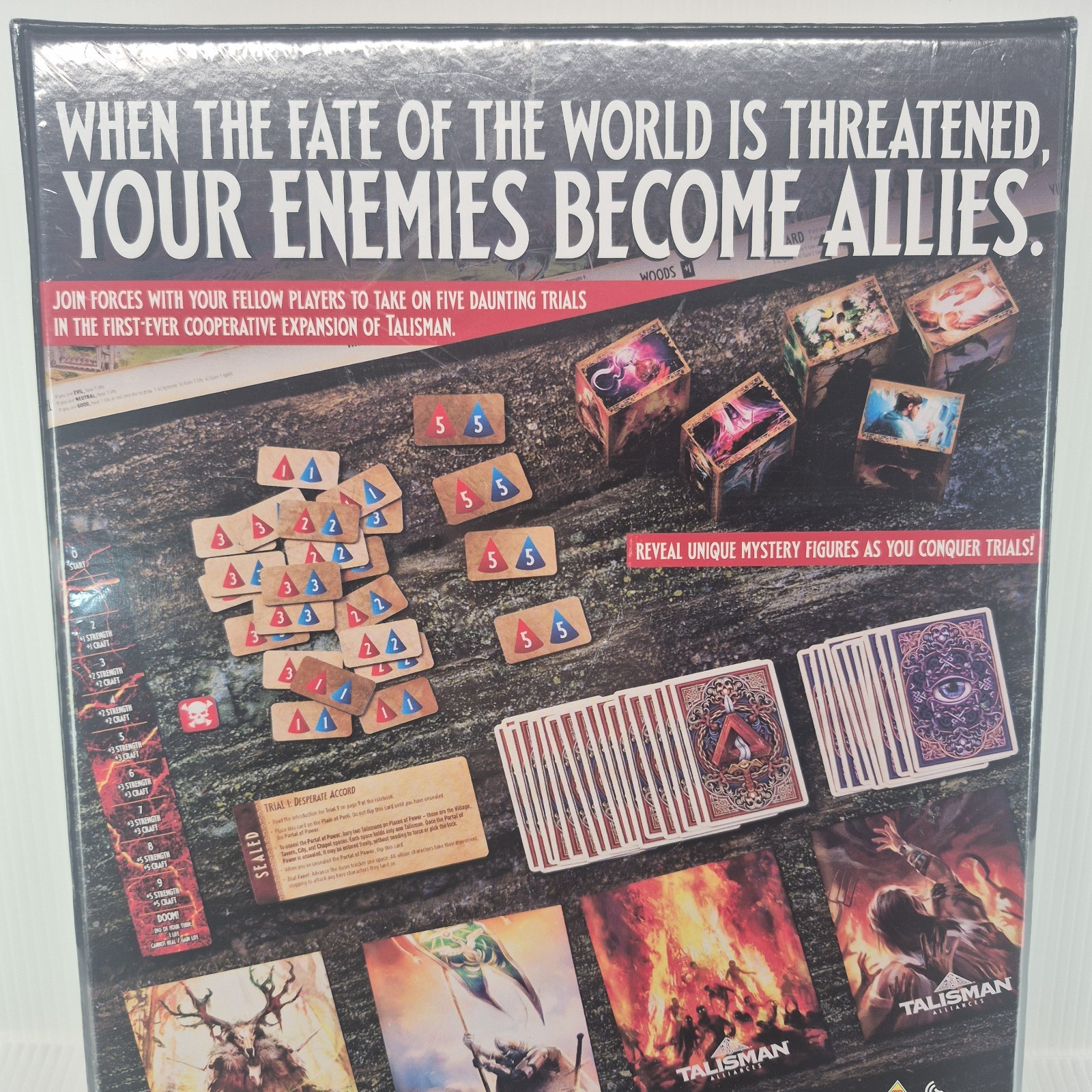 Hasbro Talisman Alliances Fate Beckons Board Game Talisman Expansion Co-op Game