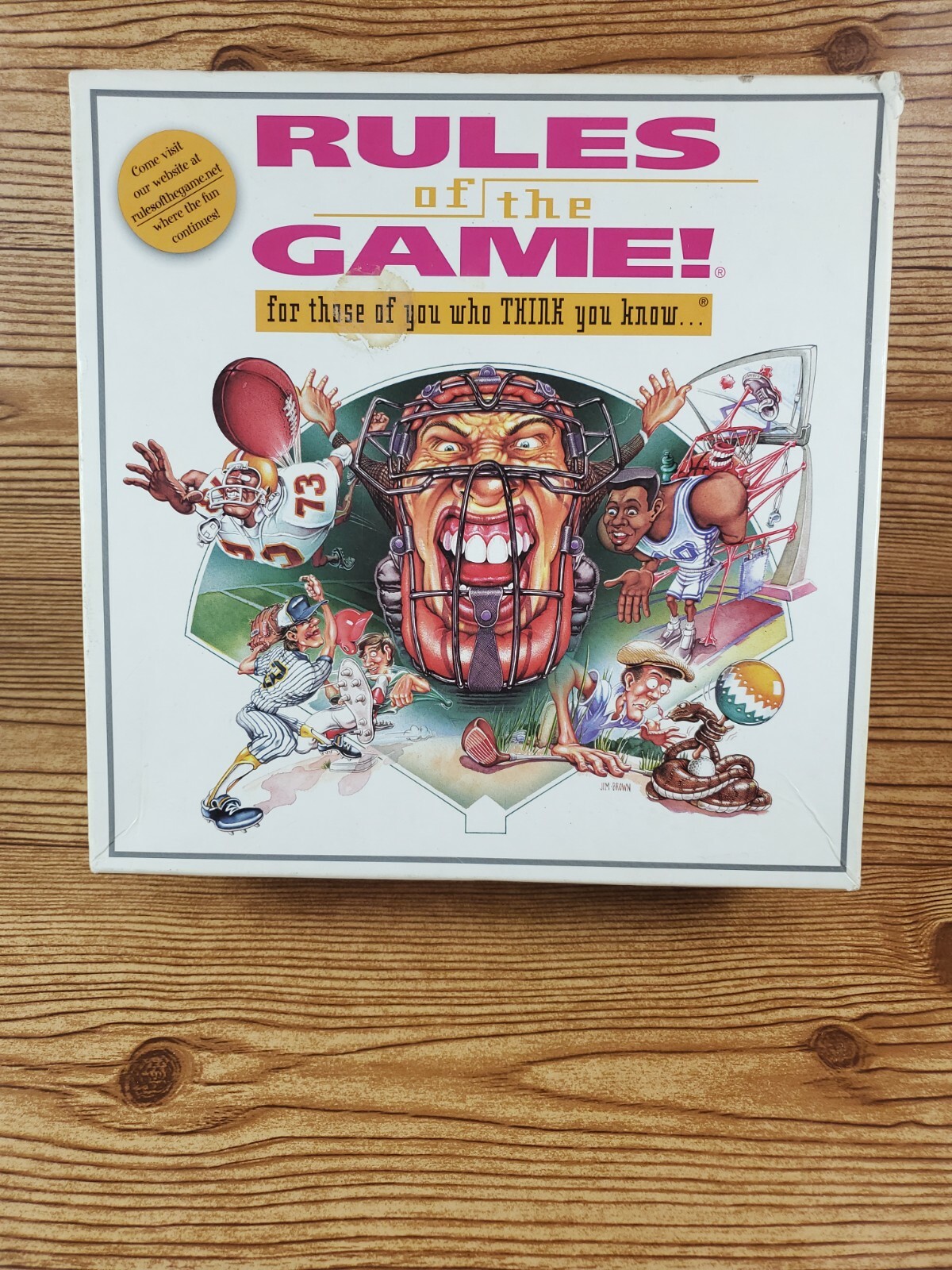 RULES OF THE GAME! for those of you who Think you know, Sports Board Game