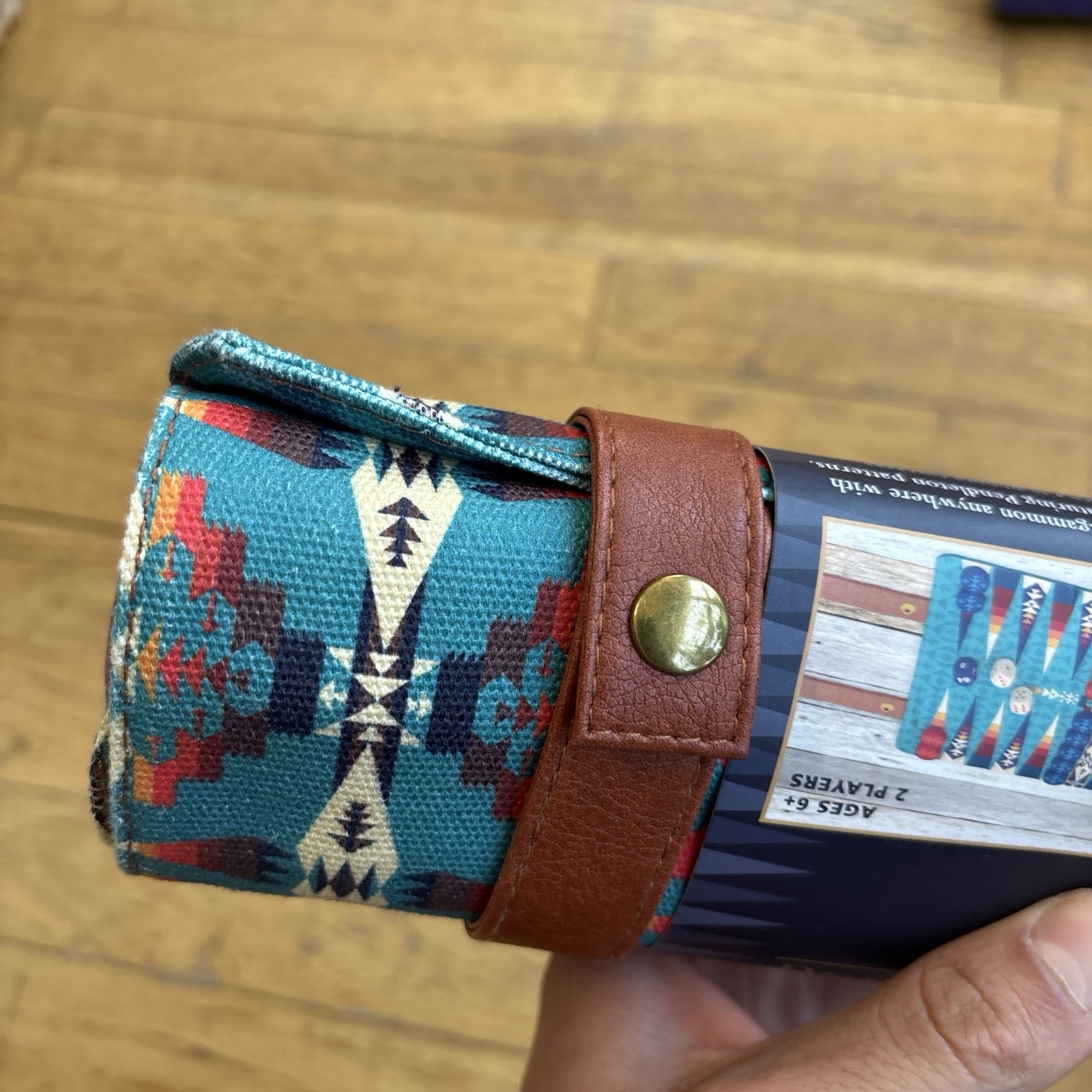 Pendleton BACKGAMMON Travel-Ready Roll-Up Game (NEW)