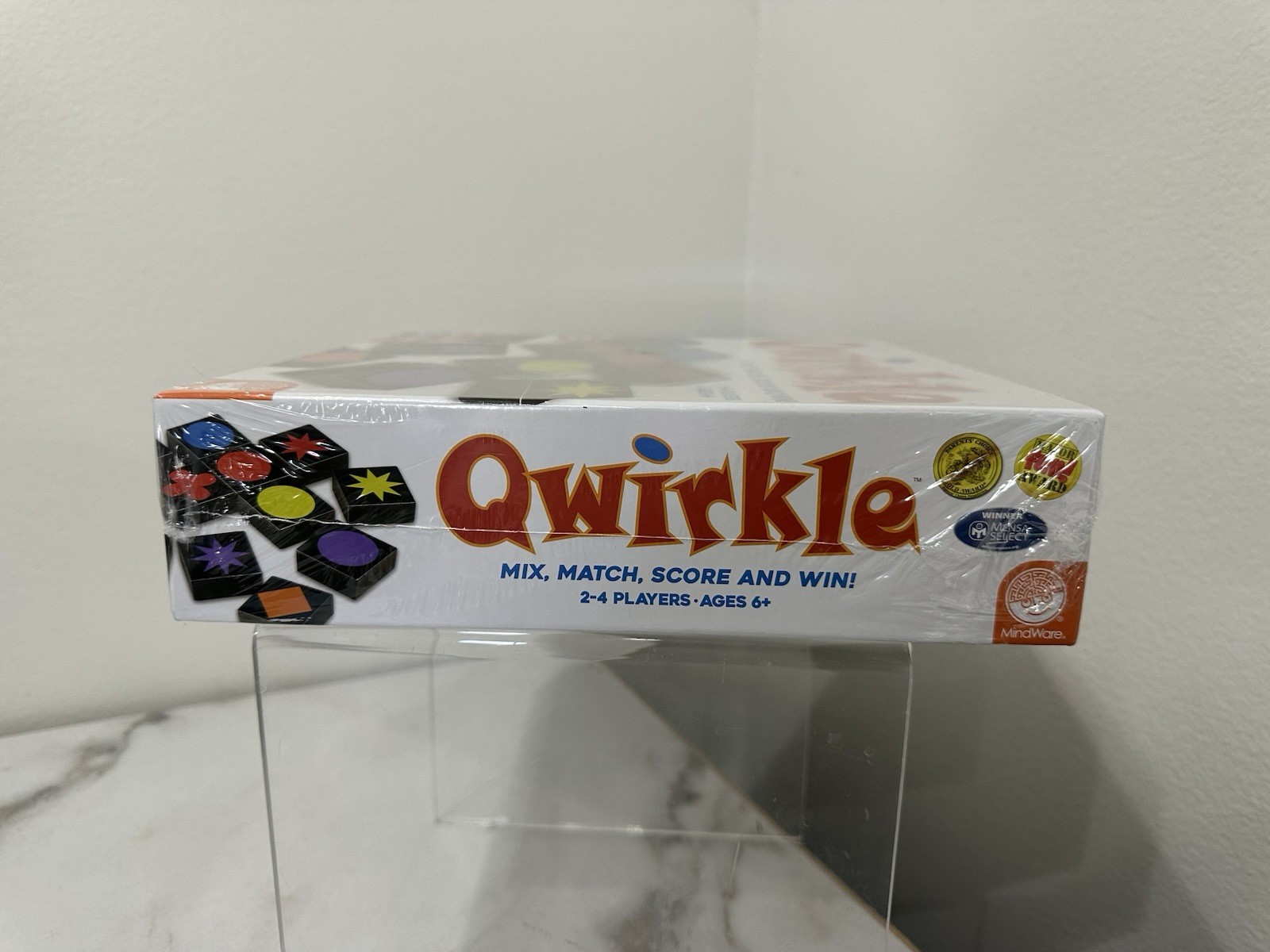 Qwirkle Board Game Wood Tile By Mindware New 2-4 Players