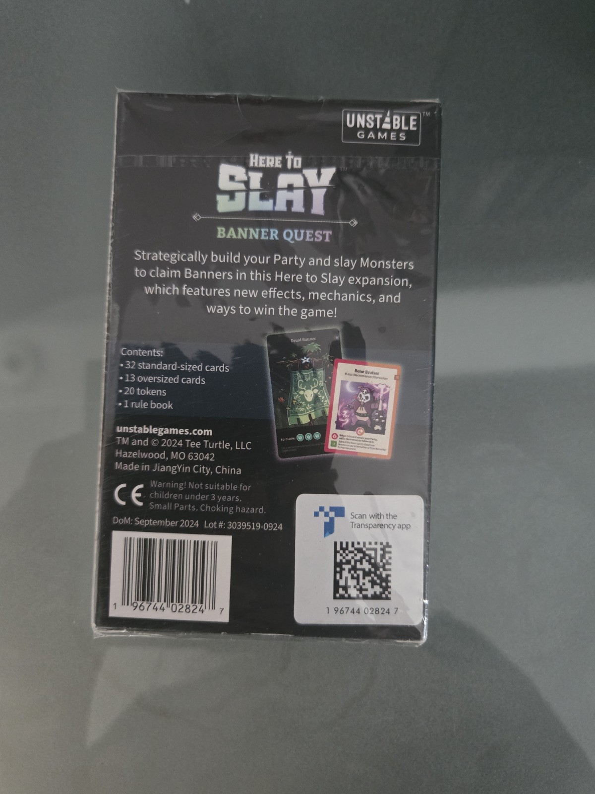 Unstable Games Here to Slay Banner Quest Expansion Pack