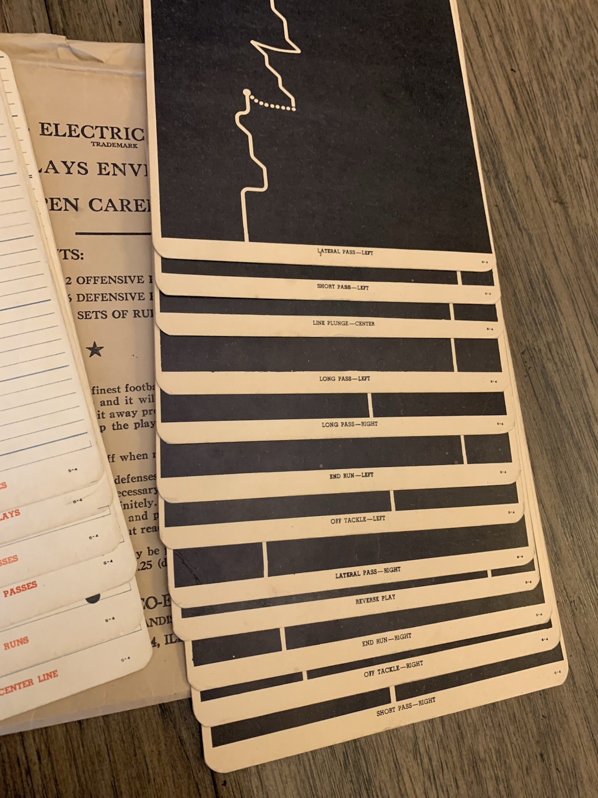 Vintage 1950 Cadaco-Ellis Foto-Electric Football Board Game Complete