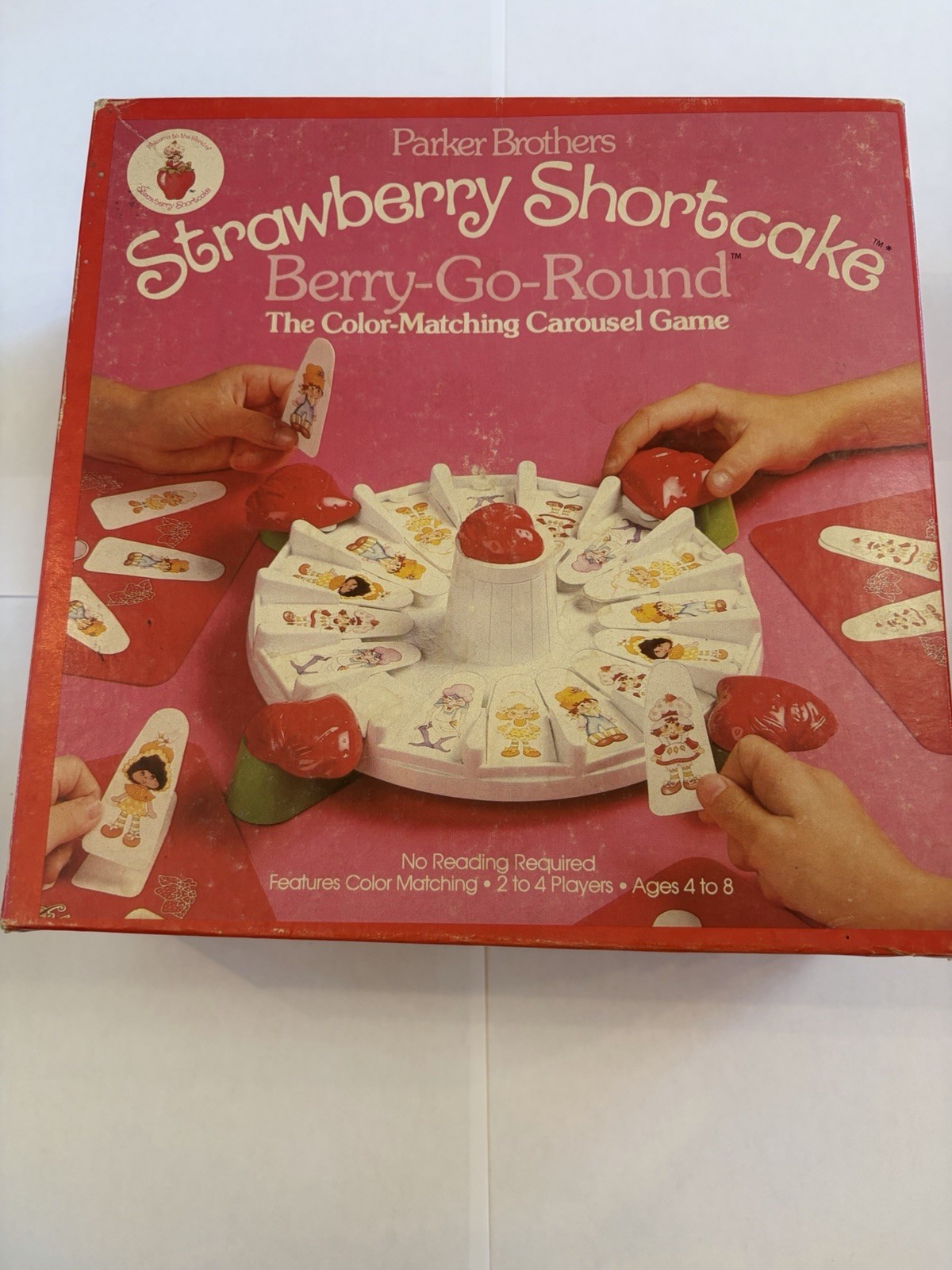 VTG 1981 Strawberry Shortcake Berry-Go-Round Board Game Parker Bros Complete Box
