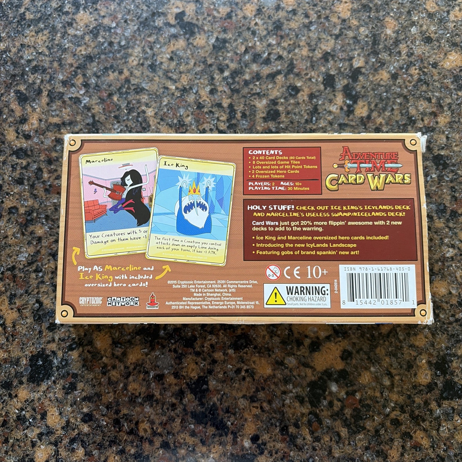 Cryptozoic Adventure Time Card Wars ICE KING VS. MARCELINE Collector’s Pack