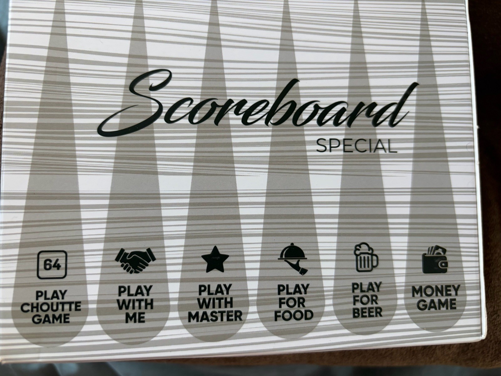 FM Gammon Scoreboard Specials Backgammon Accessory, Multiple Game Modes