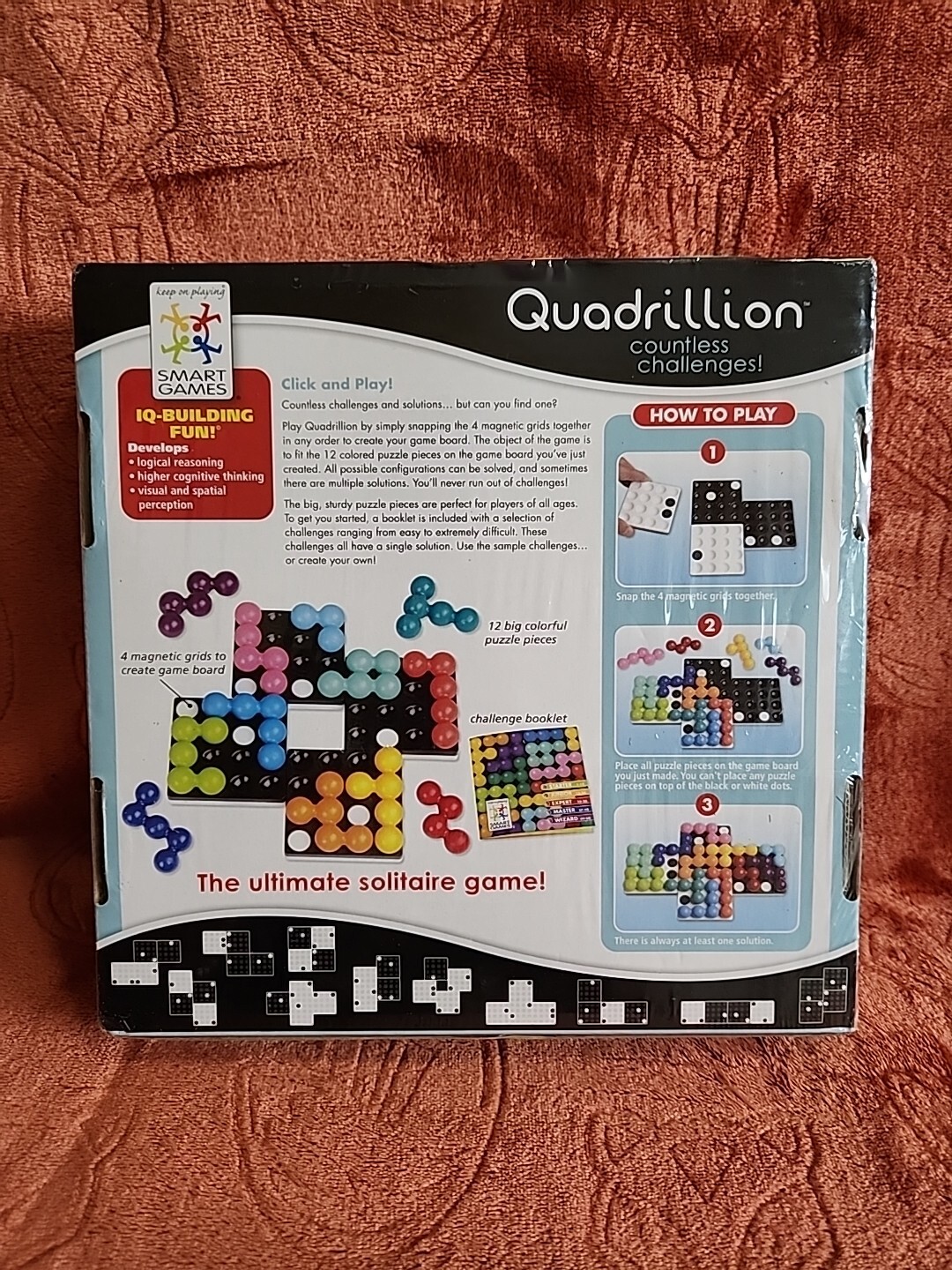 Quadrillion, A Multi Level Logic Game By Smart Games, New!
