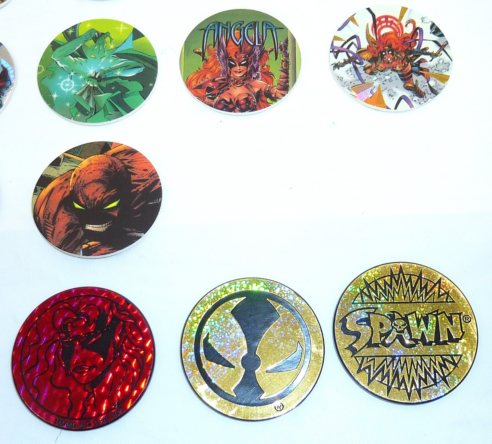 SPAWN Pogs Lot 23 Pogs + 5 Slammers Vintage Collectibles for Adults CANADA GAMES