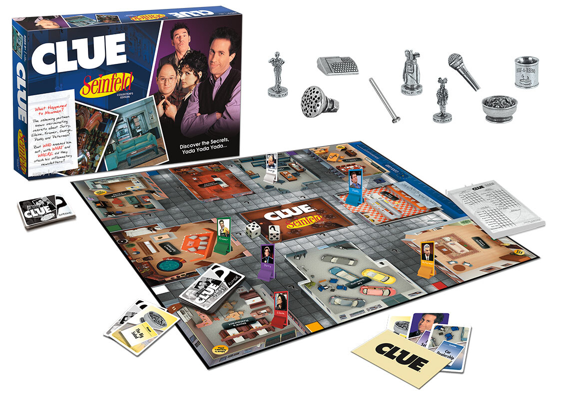 Seinfeld CLUE® AGE 9+ 2-6 players 60 minutes + FREE DVD