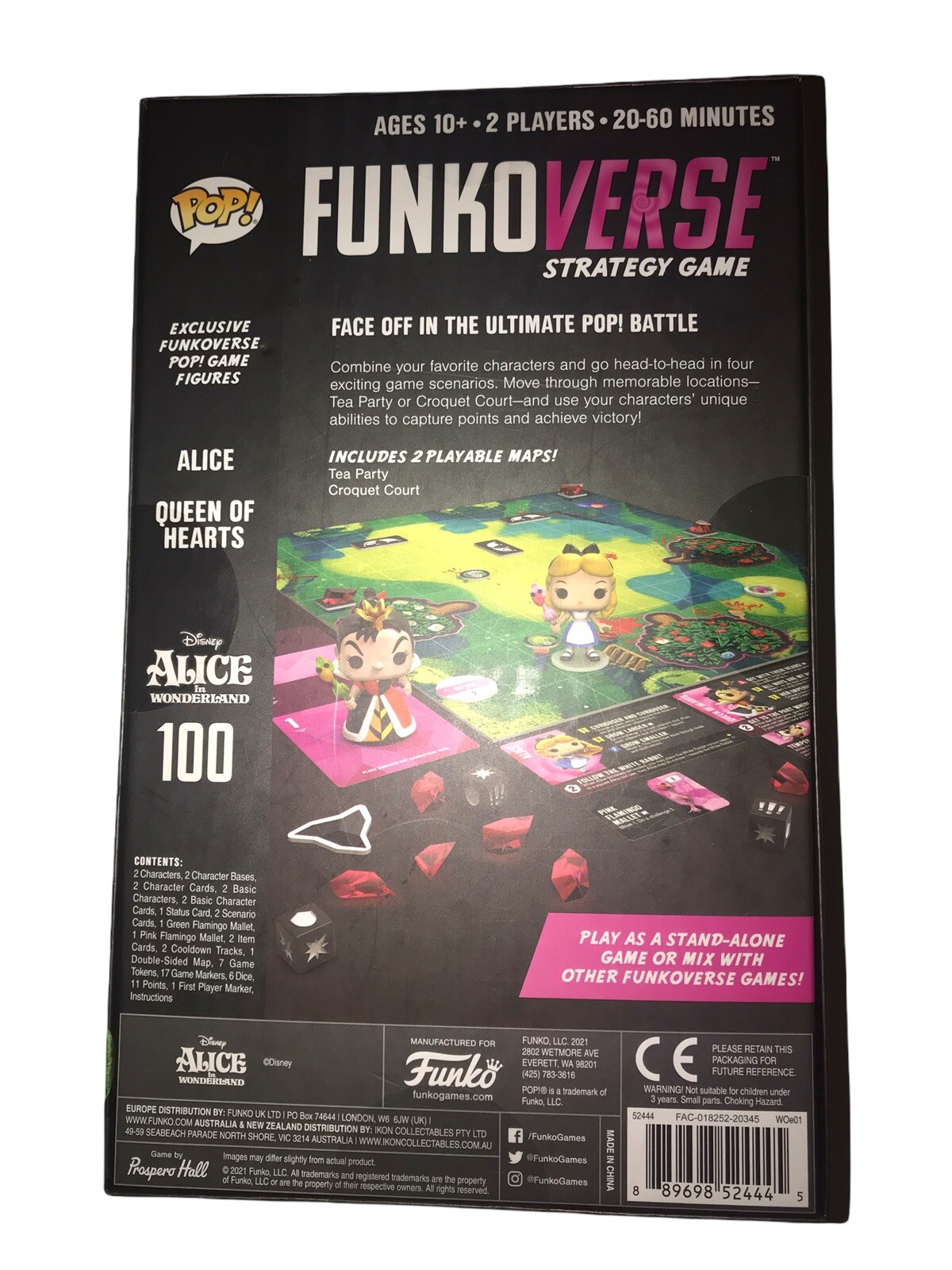 Funkoverse 2021 Alice In Wonderland Disney Strategy Game CHASE FUNKO POP RARE