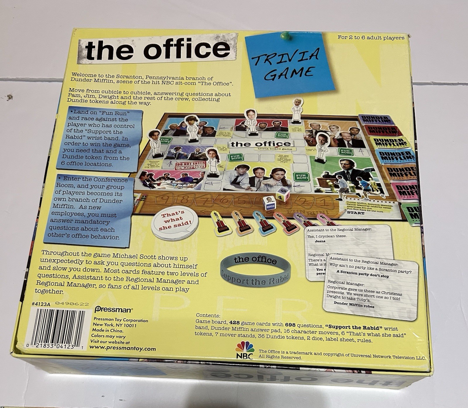 The Office: Trivia Game Does Not Include Wristband Party Get Together Great Gift