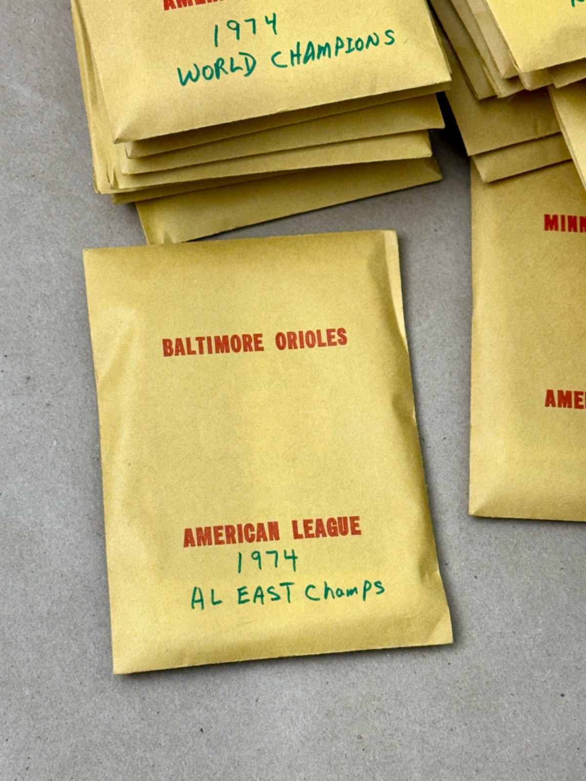 Vintage APBA Baseball Game Cards – Complete 1974 season with extra players