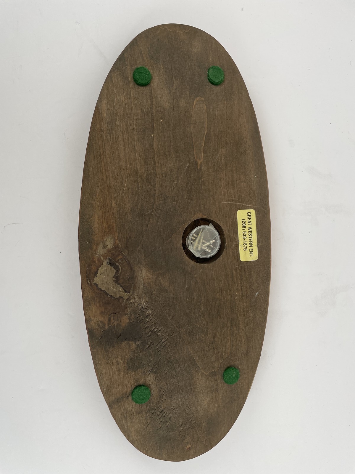 Vintage Great Western Ent. Wooden Cribbage Board – Flying Ducks Wildlife Theme