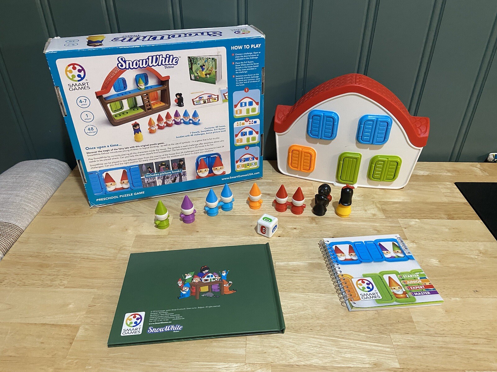 Snow White Deluxe Puzzle Game Smart Games, 4-7 years, 1 player, 48 challenges
