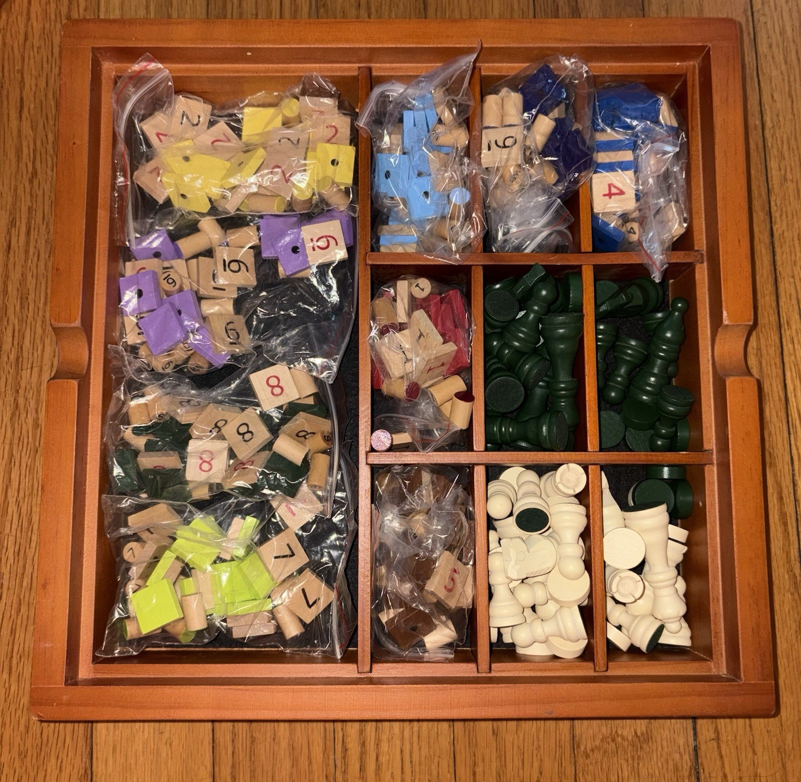 LL BEAN Four in One Game Board: Checkers, Color Sudoku, Chess & Number Sudoku