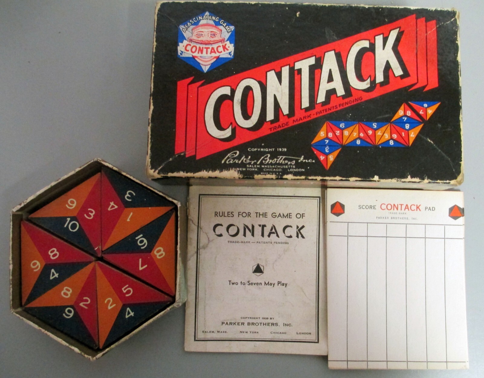 VTG 11 OLD GAMES, POLLYANA, FLINCH, CONTACT, MAKE A MILLON, QUIZ KIDS, DOMINOES