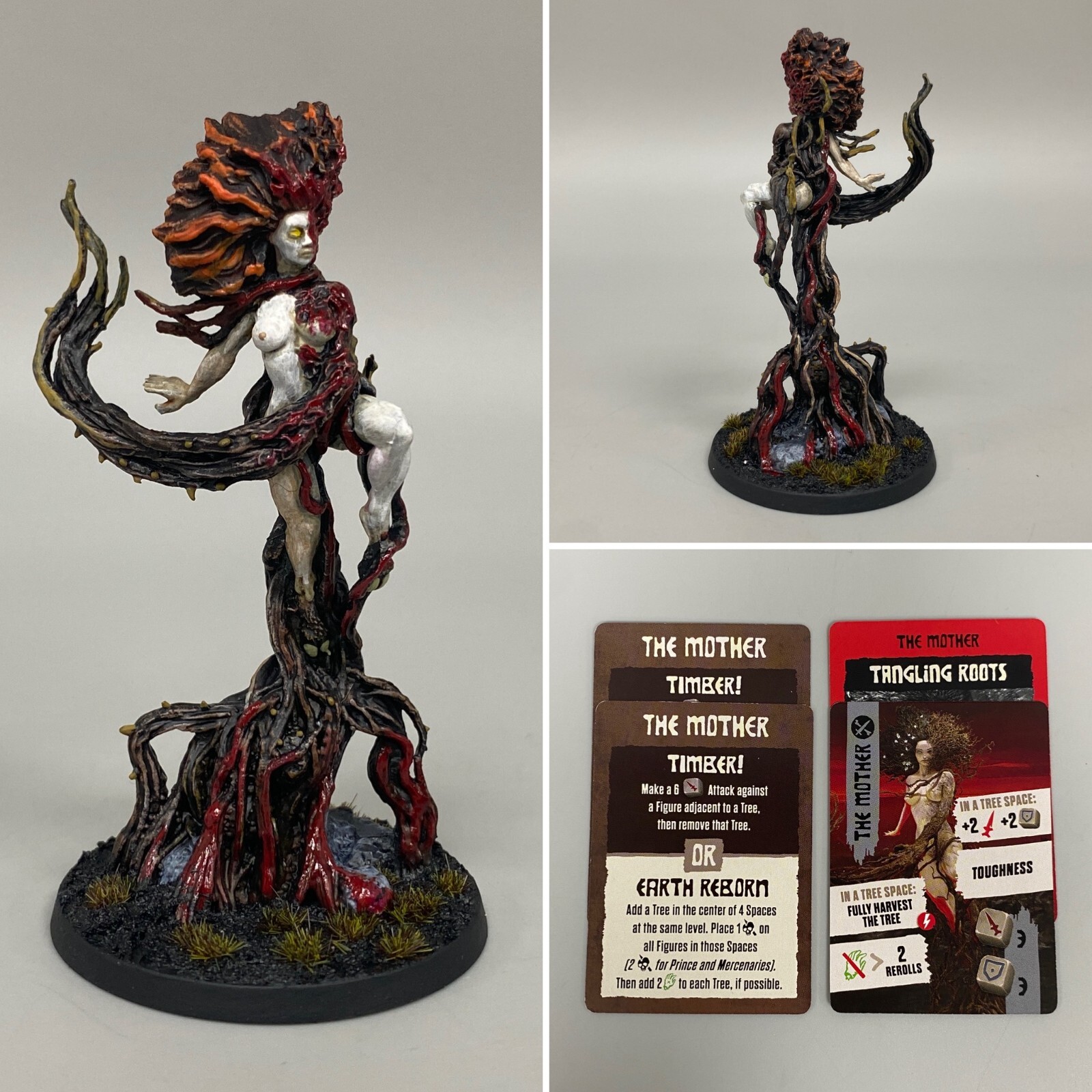 HATE MERCENARY THE MOTHER PAINTED DRYAD ELF WITCH CHAOS RPG FANTASY SORCERESS