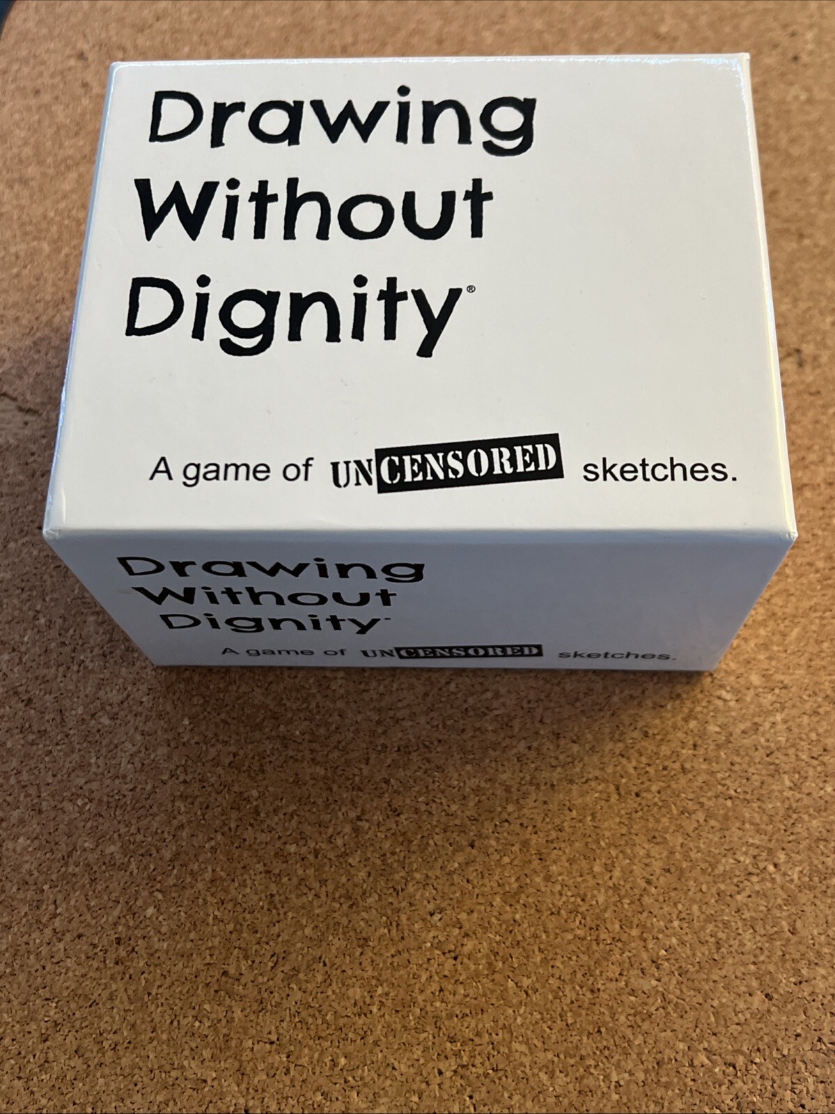 Drawing Without Dignity Game Uncensored Sketches Ages 17+ (Unsealed/Never Used)