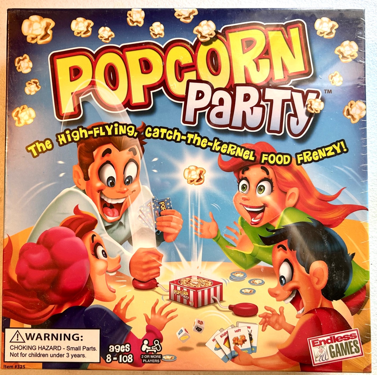 POPCORN PARTY Board Game Family Fun – NEW, SEALED! FAST SHIPPING!