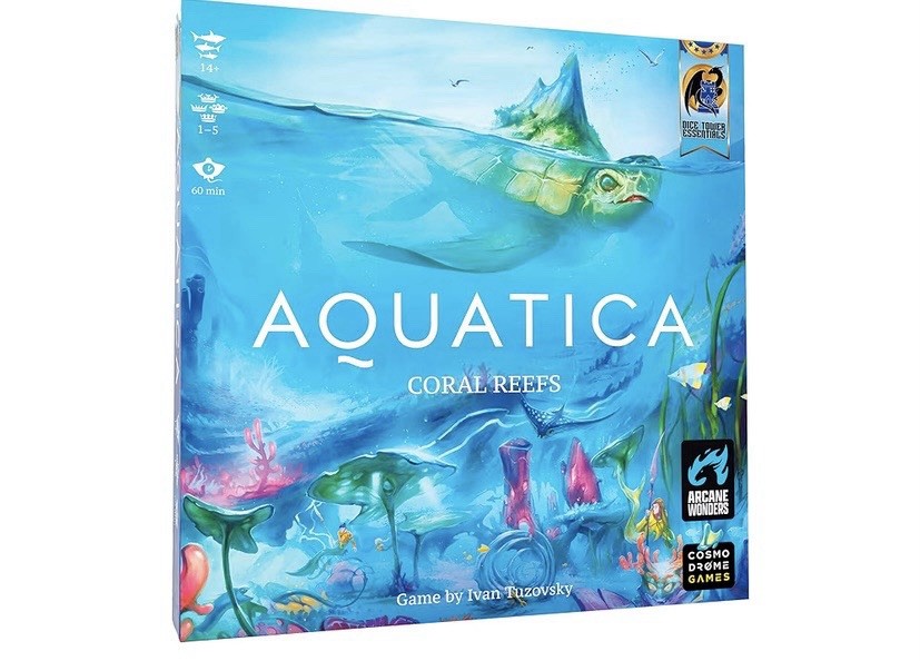 Arcane Wonders Aquatica Coral Reef Expansion Board Card Game