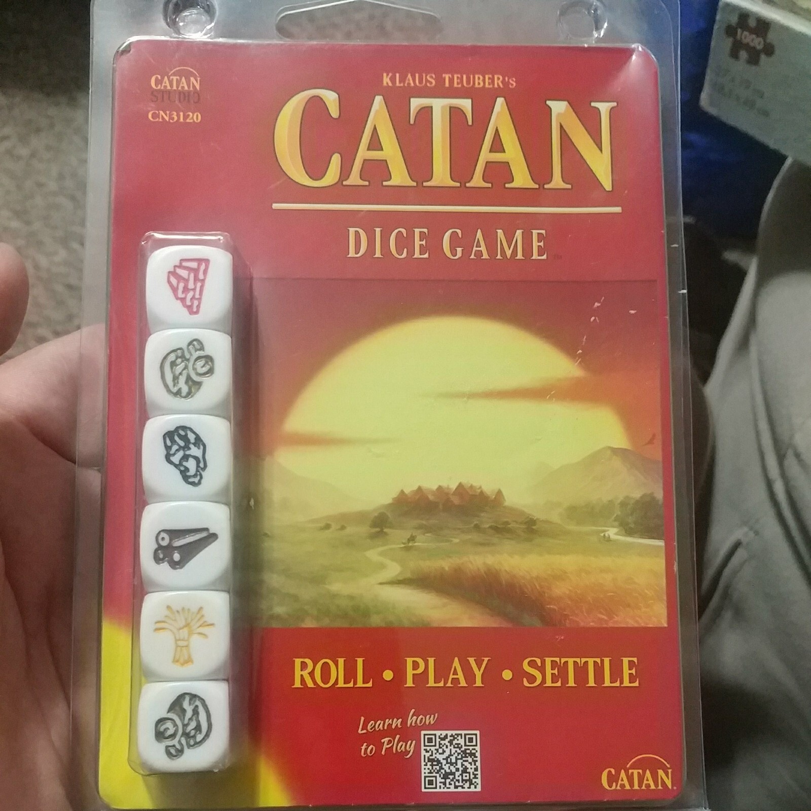 Settlers of Catan Dice Game-Klaus Teuber-CN3120-New, sealed