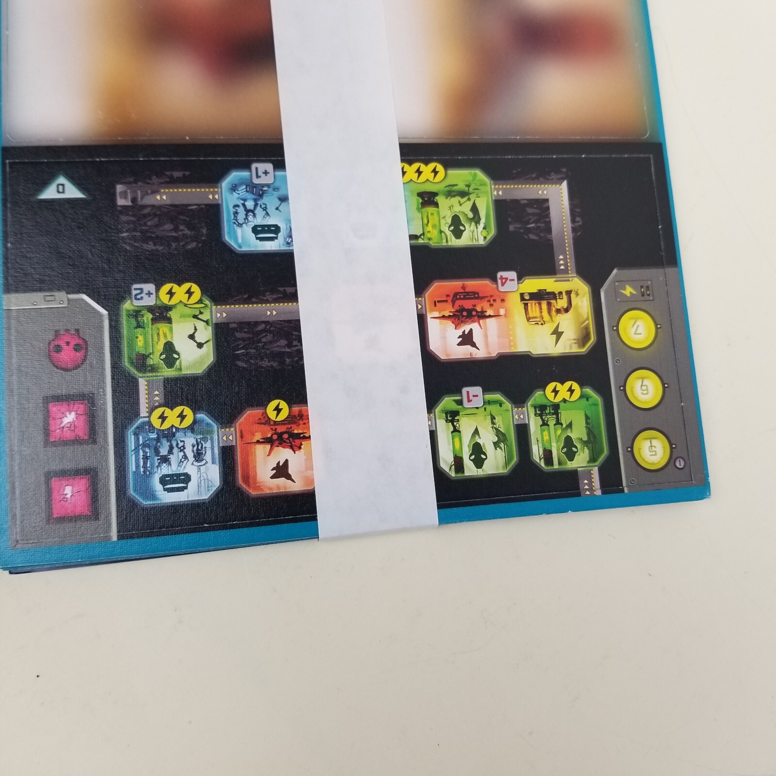 Tiles for Chapter 1 of Under Falling Skies Board Game Czech Games Edition