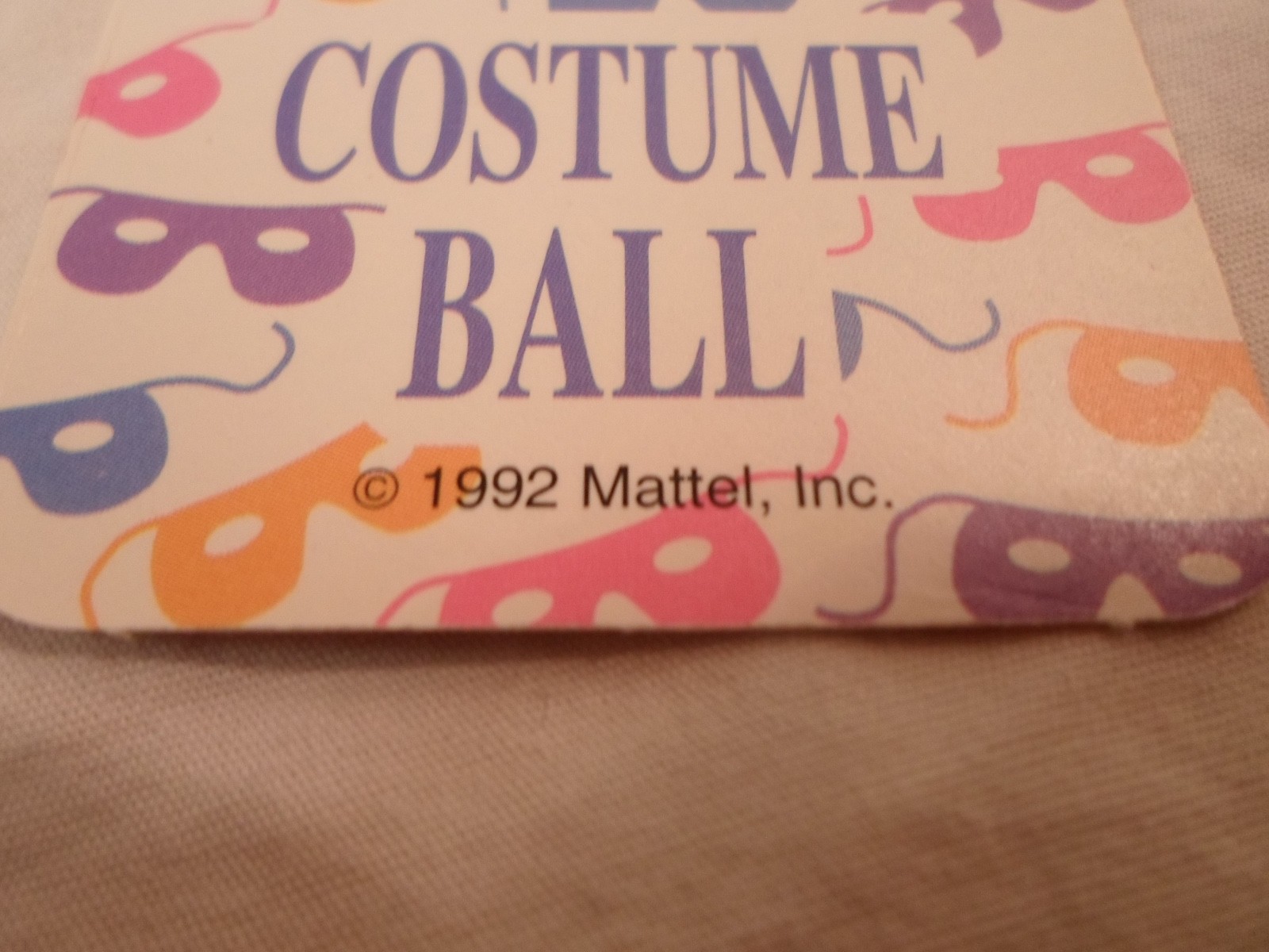 *Replacement Part* Barbie Dream Board Game 1992 *Lot of 4 Costume Ball Date Card