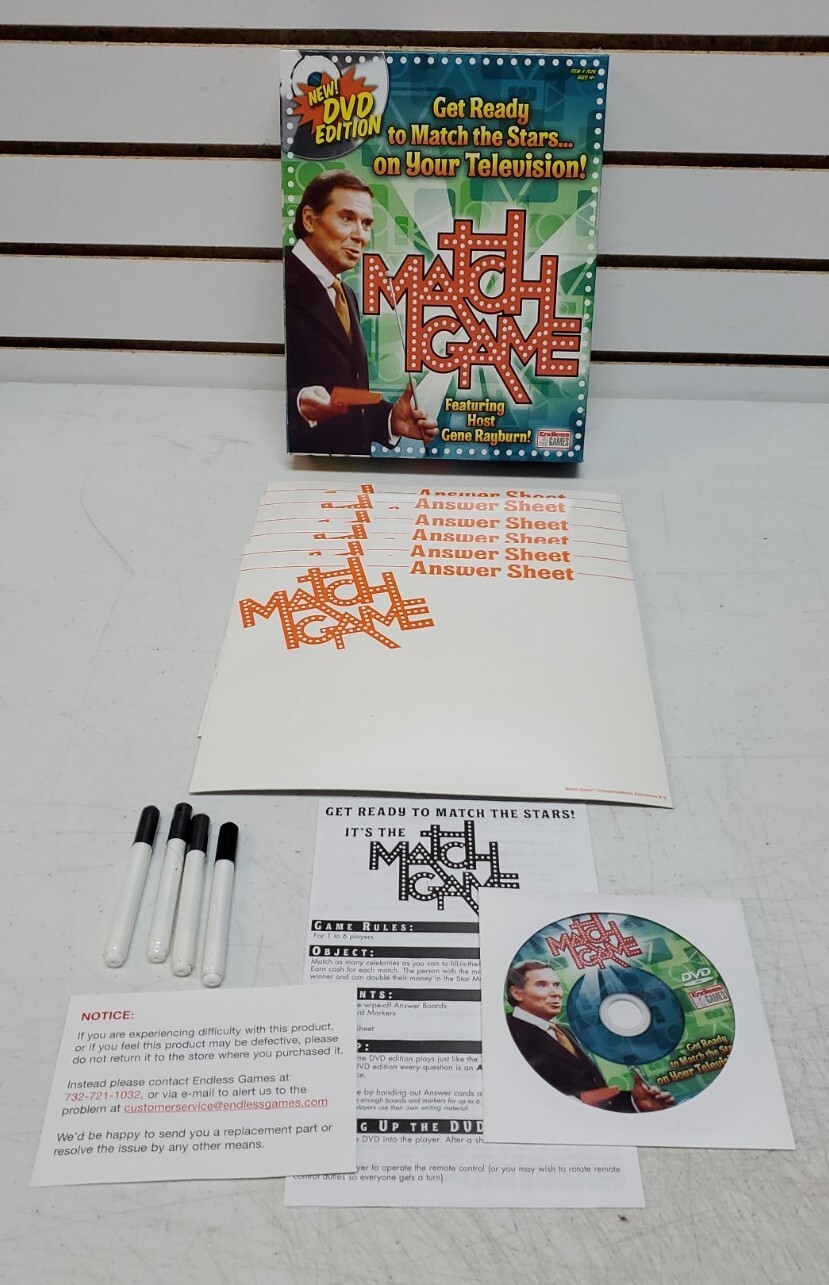 Lot Of 3 DVD Edition Games: The Match Game, Family Feud, & Nick Trivia Challenge