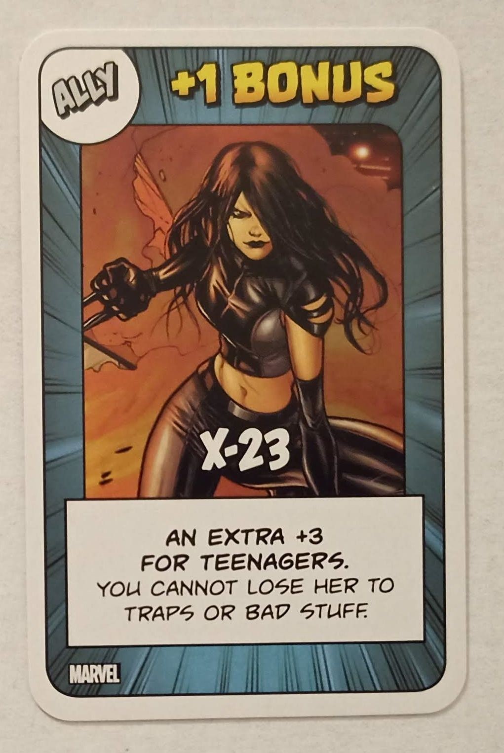 Munchkin X-Men X-23 Promo Card Marvel Steve Jackson Games USAOpoly OP