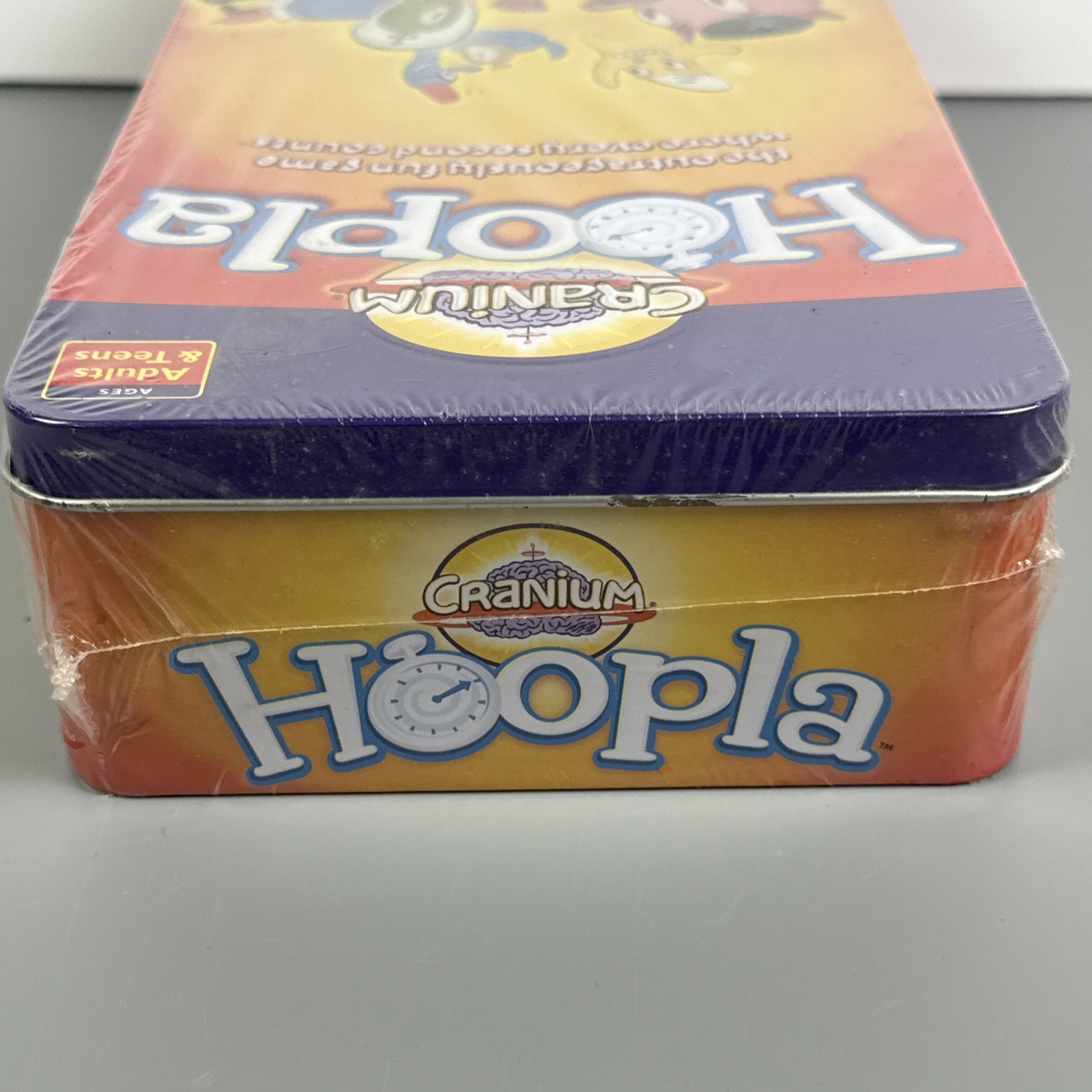 New Sealed Cranium Hoopla Board Game Card Teens And Adult 2004 Tin Edition