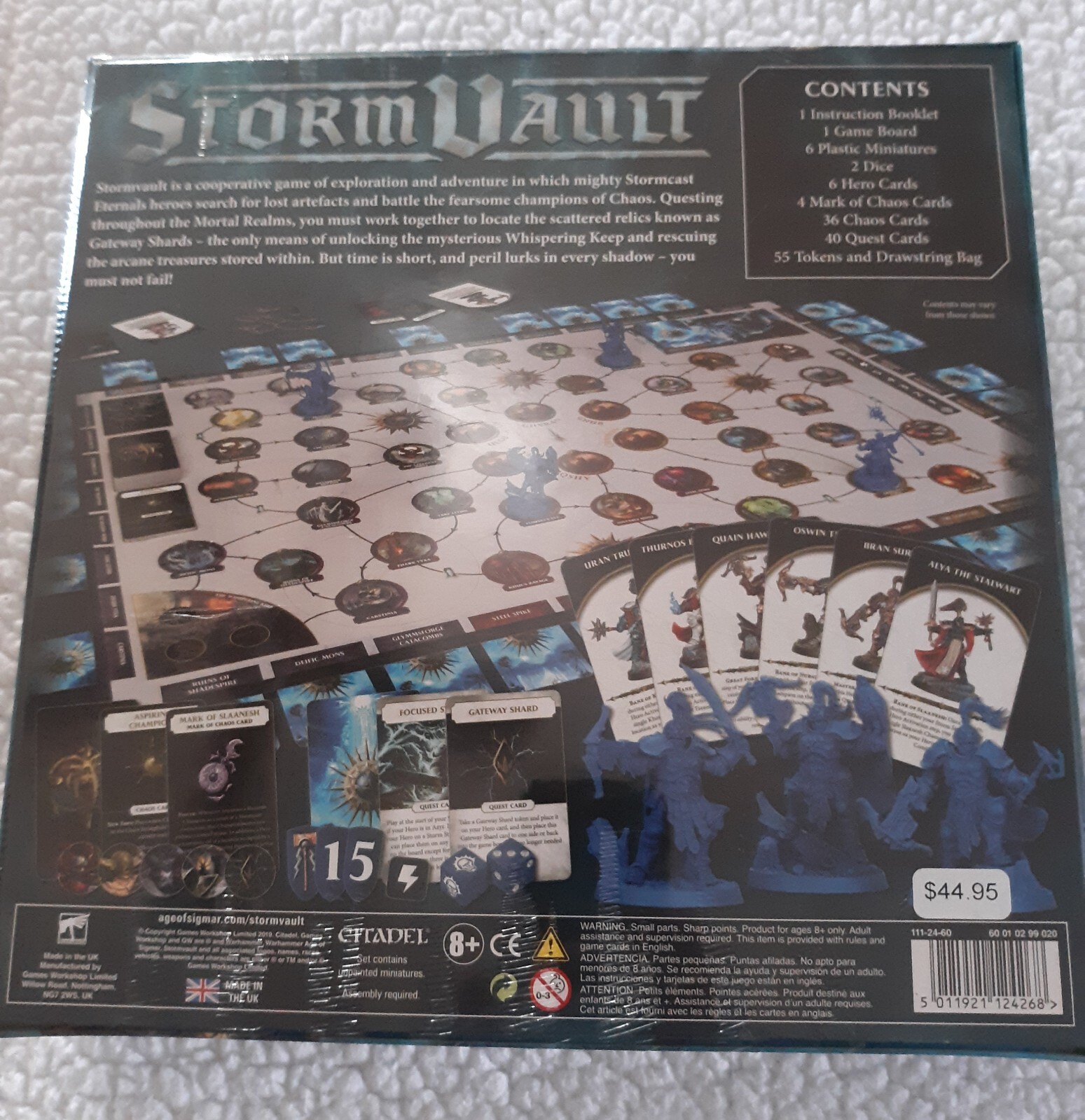 Stormvault Warhammer Cooperative Fantasy Adventure Board Game NEW SEALED