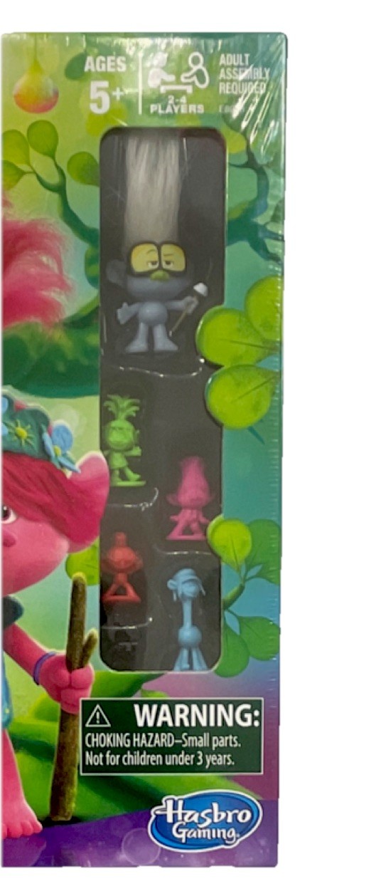 Hasbro Trouble Trolls World Tour Board Game Pop-O-Matic Dice Roller Ages 5+