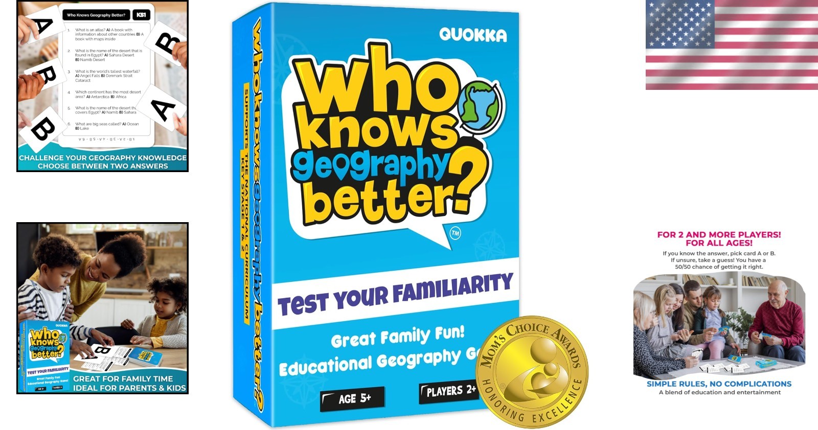 Interactive Geography Trivia for Kids 8-12: 500+ Family Game Night Questions
