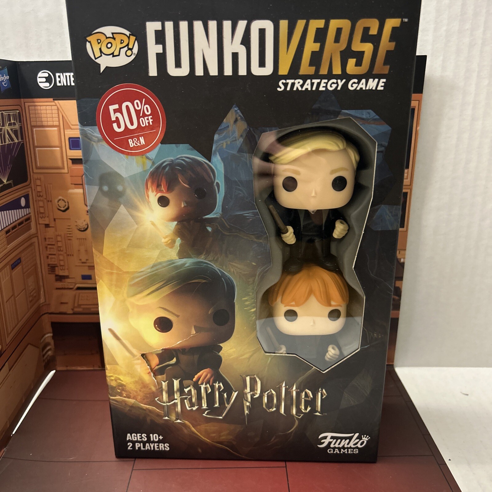 Funko Pop! Funkoverse Harry Potter Strategy Game Draco Malfoy & Ron Weasley 101