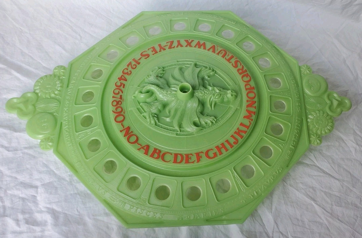 1967 Ka-bala Kabala Board Game Transogram Fortune Tarot Glow In Dark BOARD ONLY