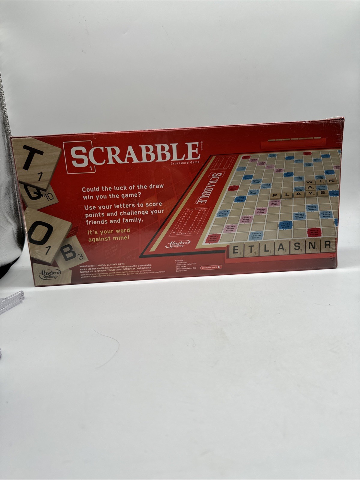 Scrabble Board Game – Crossword New- 2013 Hasbro COMPLETE SEALED