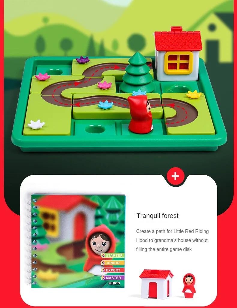 Fun Brain Game for Kids – Little Red Riding Hood Smart Logic Puzzle Toy