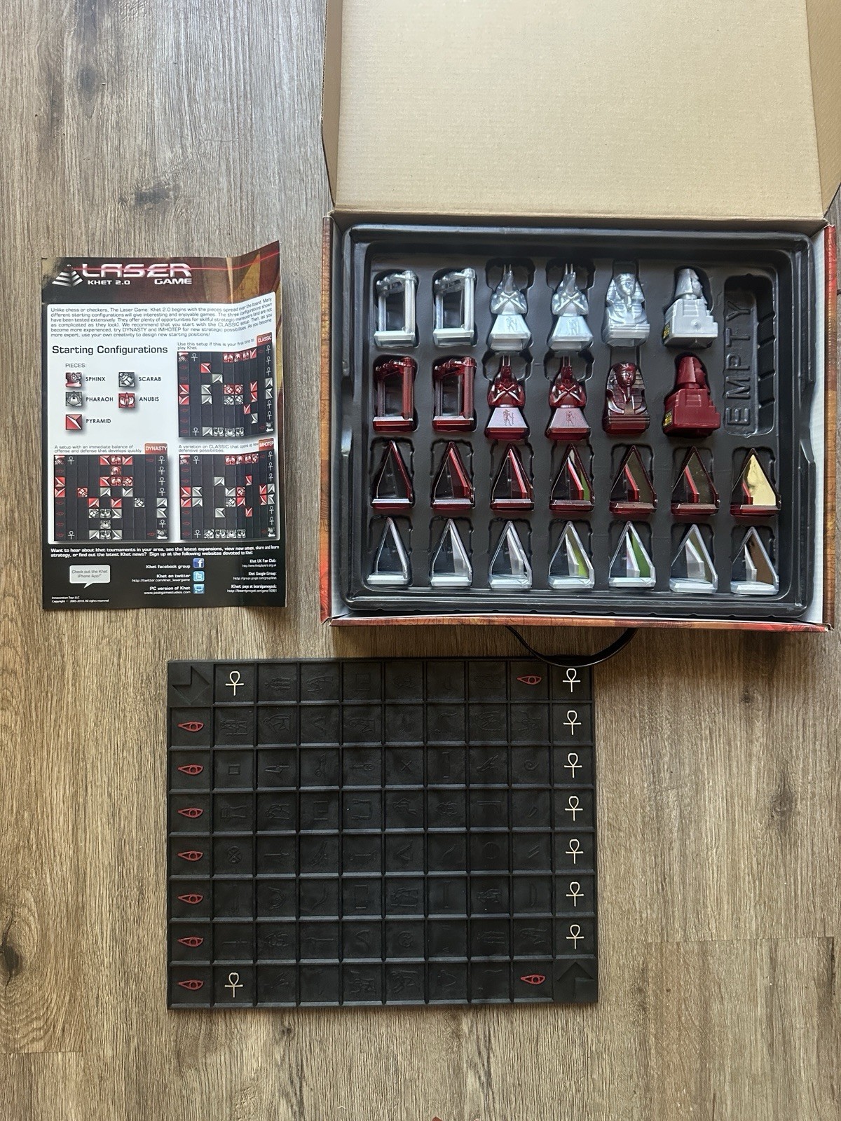 Laser Game Khet 2.0 Mensa Select Winner, Complete Functional