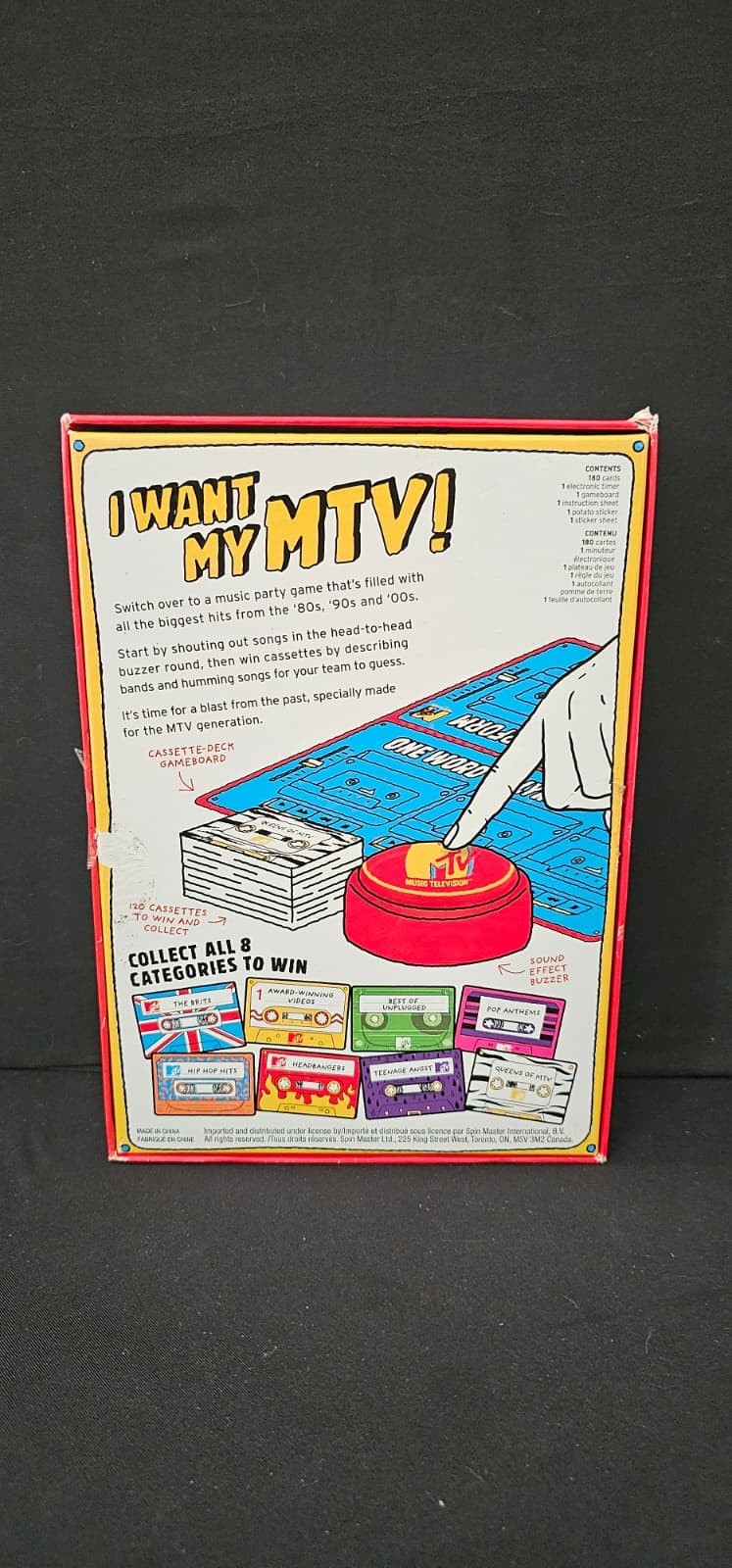 MTV Game The Music Throwback Party Quiz For Adults And Teens Ages NEW – [B-6]