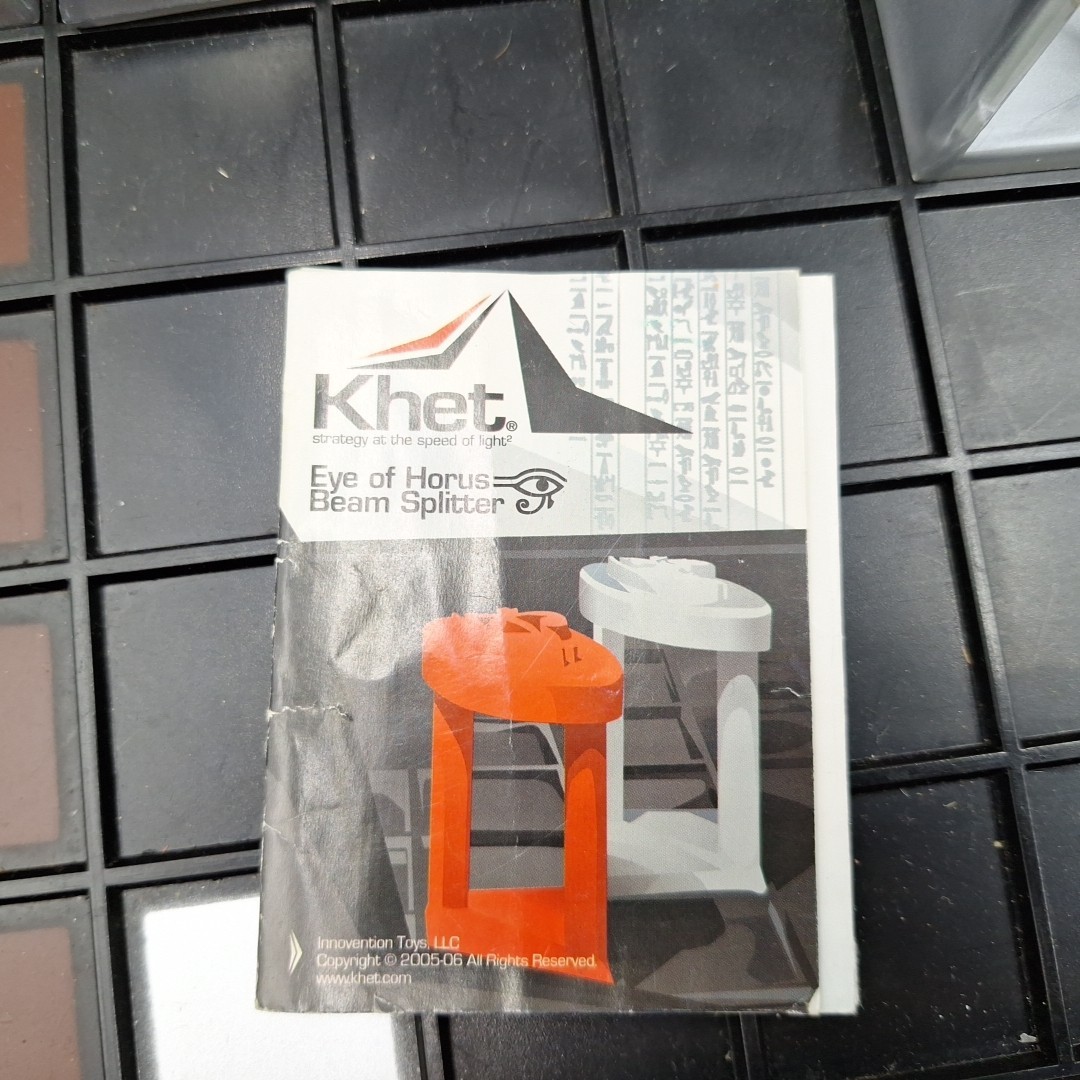 KHET The Laser Strategy Board Game w/ 3D Tower of Kadesh Expansion Mensa Winner