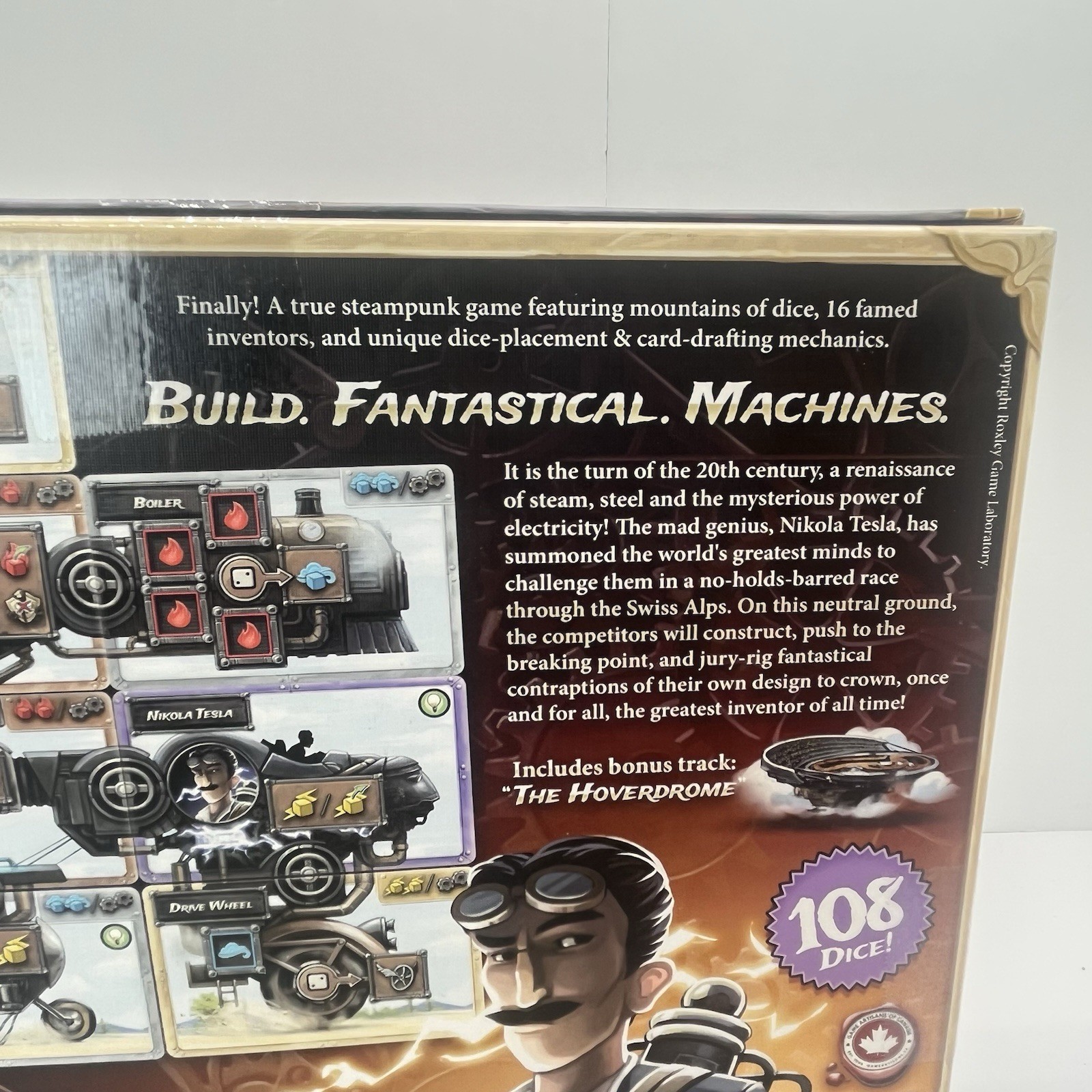 Steampunk Rally Board Game – Roxley – 100% Complete First Run