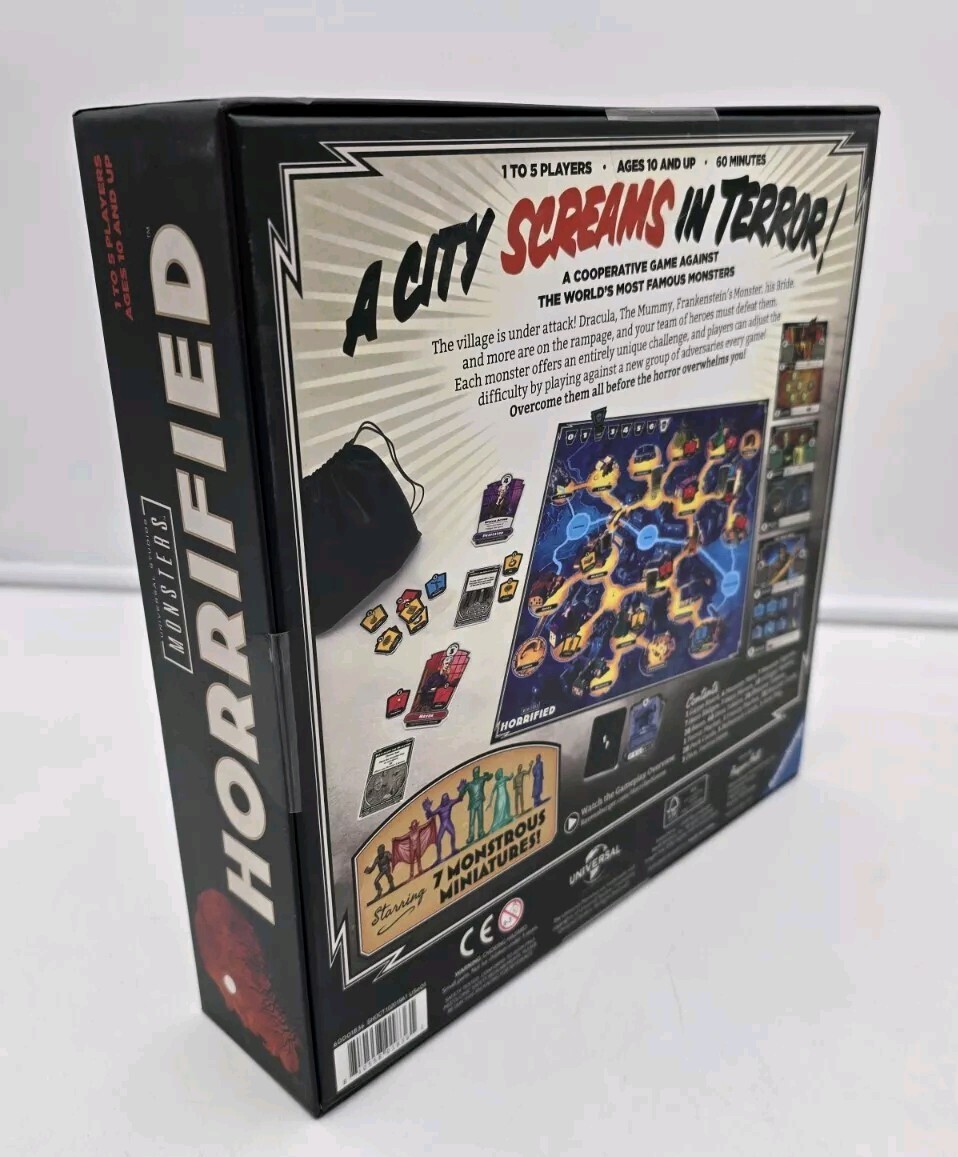 Horrified Universal Monsters Strategy Board Game