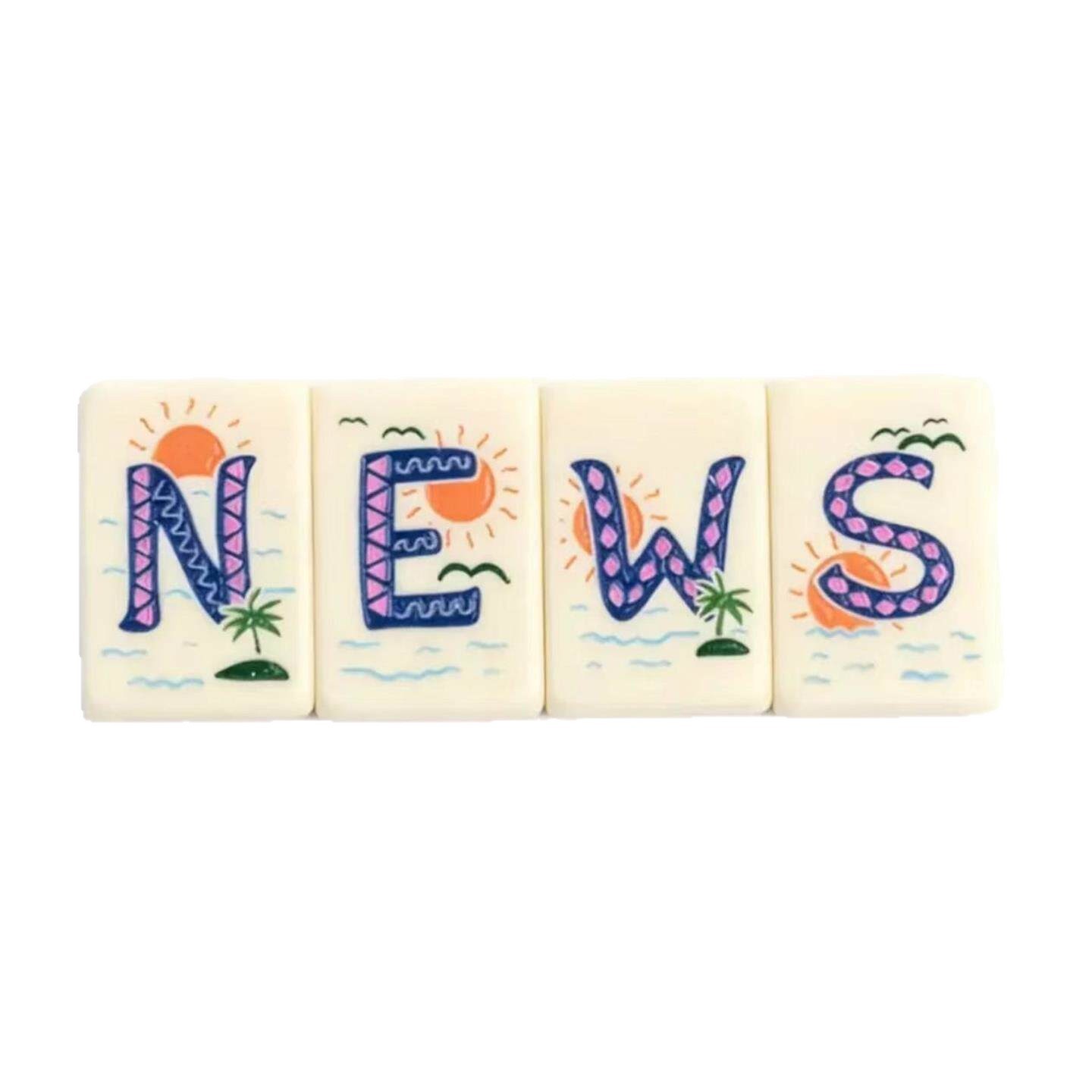 American Mahjong Game Set, 160 tiles Tropical style Mah Jong Tiles Fast ship