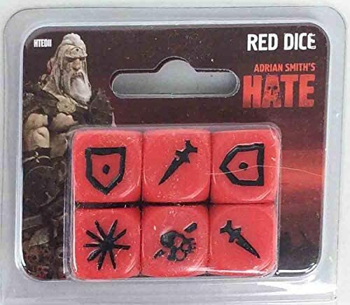 Red Dice Pack for HATE Board Game NEW