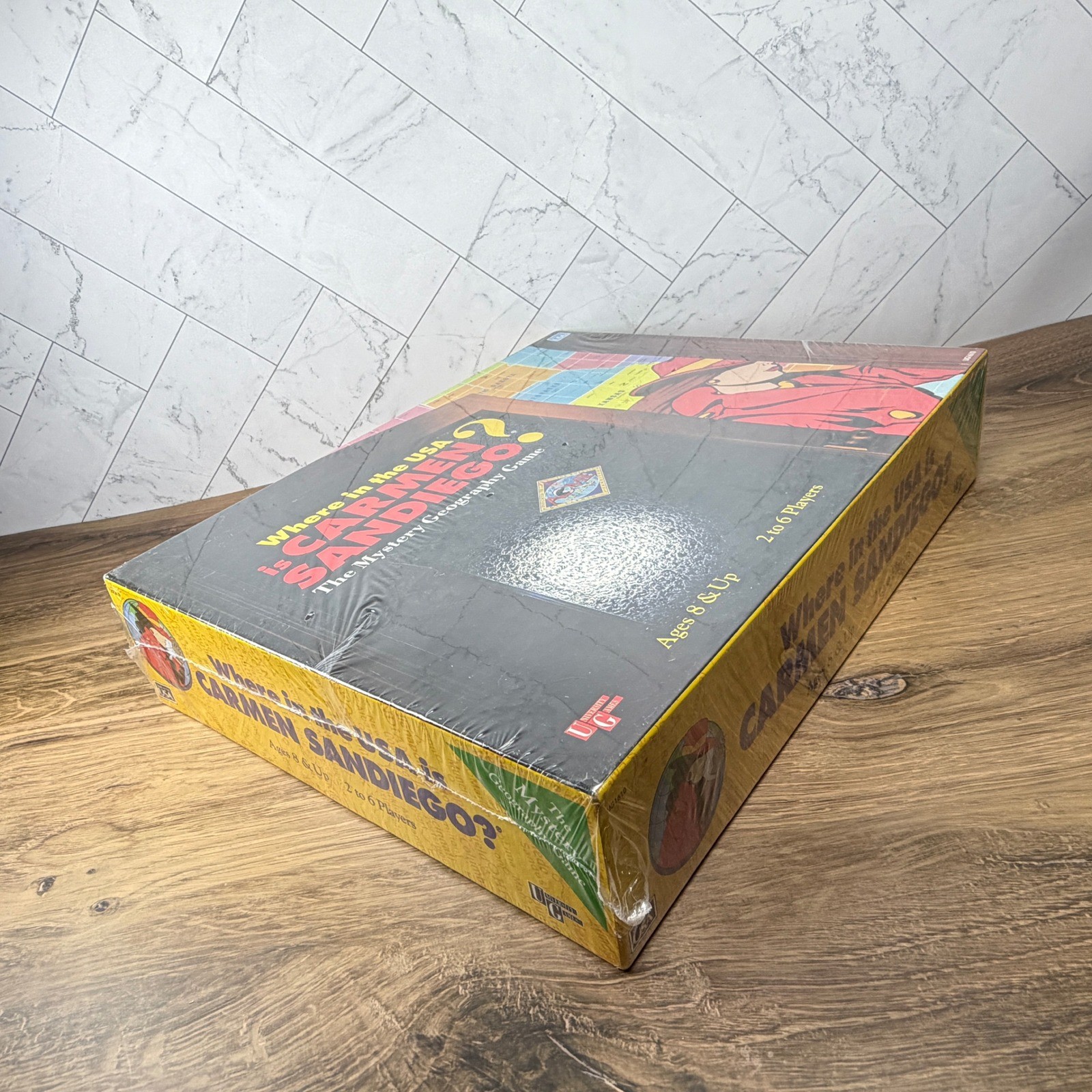 Where in the USA is Carmen Sandiego Board Game Kids Mystery Geography Game NEW