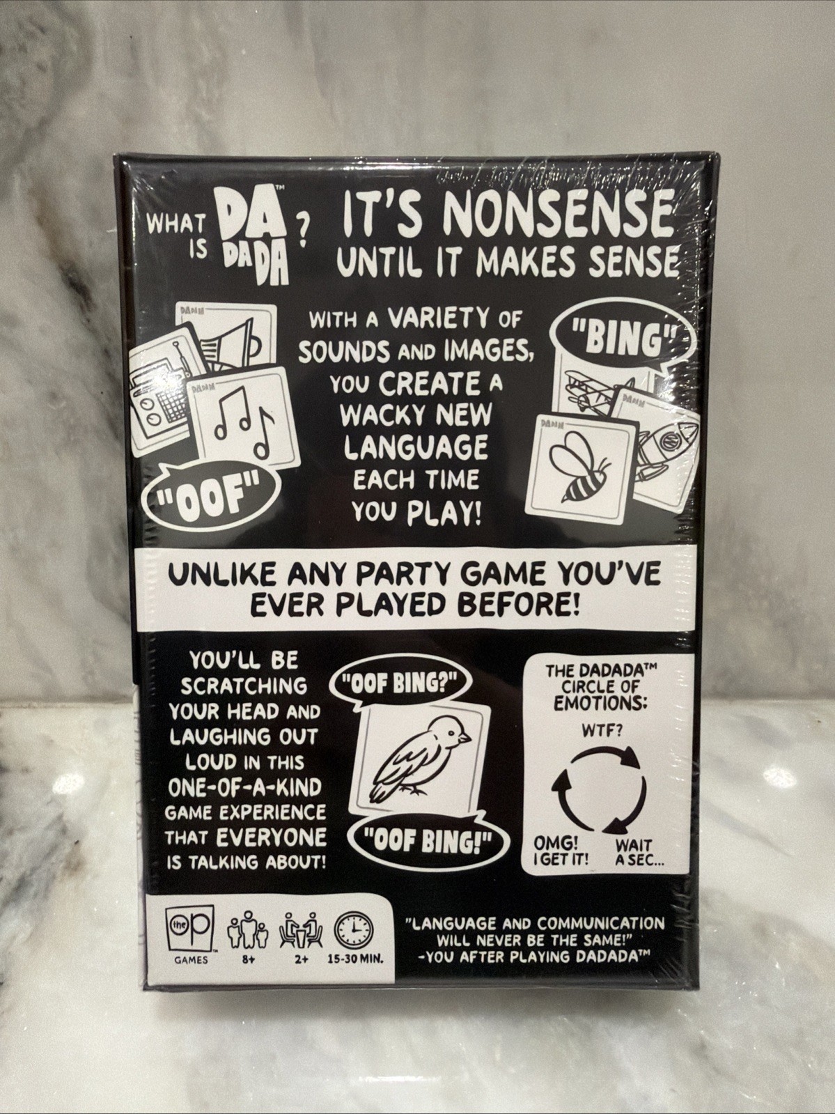 DADADA PartyIt’s Nonsense Until It Card Game The OP Games Word