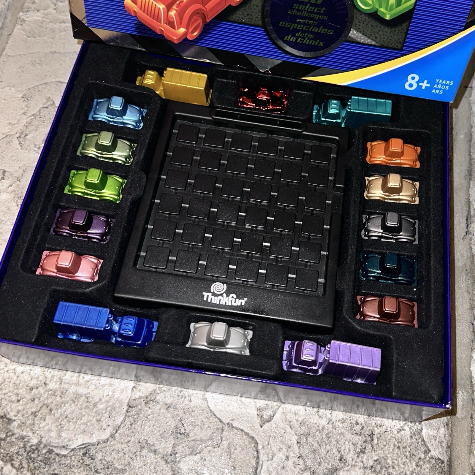2006 Complete Rush Hour Deluxe Edition Traffic Jam Puzzle Board Game Think Fun